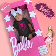 Haginbaby Barbie Girl Baby Bodysuits Barbie Onesies Monthly Milestones Romper For Baby Girls
