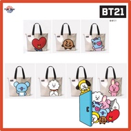 K-POP BTS BT21 Character Shoulder Bag RJ/SOOKY/TATA/CHIMMY/COOKY/KOYA/MANG