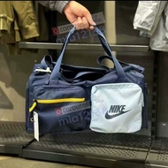 🥇Nike 耐吉單肩背包男女同款運動拼色大容量健身背包旅行