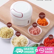 Laz Promo BLENDER MINI MANUAL TANGAN / SPEEDY CHOPPER / blender bumbu serbaguna / blender listrik / 