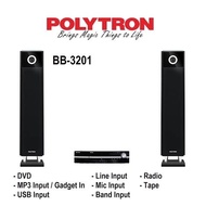 POLYTRON Big Band Thearter Speaker DVD USB Karaoke BB-3501RC Original
