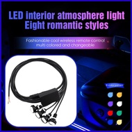 Motorcycle Lights 7 Colors 4 in 1 LED Glow Motorcycle Lights App Control Super Bright 12V Electric V