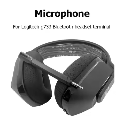 Suitable for Logitech G733 Light Speed Wireless Earphone Microphone, ABS Metal Material, Original So