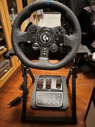 Logitech G923 TRUEFORCE 賽車方向盤連架連盒
