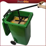 [PETSOLA] Manual Trash Compactor Waste Bin Compactor Free up Space in Bins Trash Can Household Long 