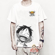 (SIÊU HOT) Áo Thun LUFFY MŨ RƠM Siêu Cute - Áo Phông One Piece LUFFY Hải Tặc Đẹp OP144