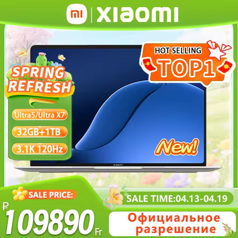 Xiaomi Book Pro 14 2026 Ultra5-338H/UltraX7-358H 32GB+1TB 14.6inch 3.1K 120Hz OLED Screen