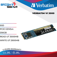 SSD VERBATIM VI 3000 / PCIE GEN3x4 / (256GB, 512GB) / READ UT 3000MB / WRITE UT 2900MB / 5Y WARRANTY /