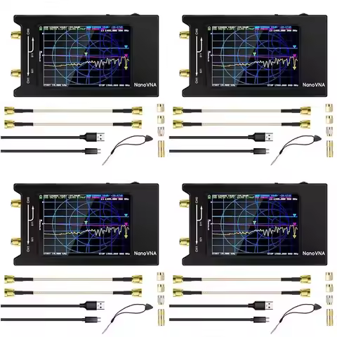 B04B-4X For Nanovna-H4 Vector Network Analyzer 4Inch Display 10Khz-1.5Ghz MF VHF UHF Antenna Analyze