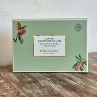 🙌包順豐L'Occitane COFFRETGOURMAND AMANDE﻿ DELICIOUS ALMONDCOLLECTION 歐舒丹杏仁甜扁桃身體護理三件套禮盒裝配禮袋內含：沐浴油250ml+身