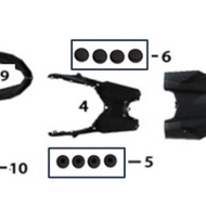 EZ125I FOOTPEG RUBBER PLUG (89919-J406-0000)
