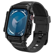 SPIGEN เคสกับสายสำหรับ Apple Watch 11/10 (46mm / 42mm) [Rugged Armor Pro] Flexible Layer Defends Aga