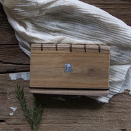 Elephant baby teakwood notebook, handmade notebook diary handmade wood 筆記本