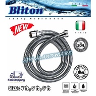 BLITON S-304 STAINLESS STEEL SHOWER HOSE FOR BATHROOM Flexible Shower Hose For Bidet Toilet Spray