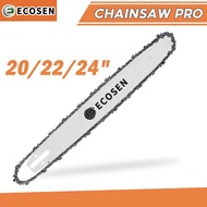 ECOSEN Guide Bar Chainsaw Blade Chainsaw Chain 325 Chainsaw Chain 20 22 24 Inch Applicable to STIHL/