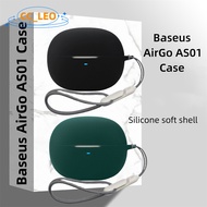 For Baseus AirGo AS01 Case Silicone Soft Case Cute Lanyard Baseus AirGo AS01 Shockproof Case Case Pr
