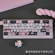MAO Height Cat Cat Head Full Five-Comprehensive Sublimation Keycap Black Charm Pink Panda Mechanical