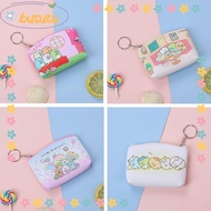 BUTUTU San-X Sumikko Gurashi Coin Bag Boys Teens Wallet Pouch Cartoons Pattern Zipper Pocket