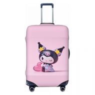 Kuromi Design Printing Luggage Cover Sanrio Washable Elastic Luggage Cover Dustproof Luggage Cove