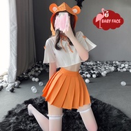 [ส่งเร็วพิเศษ!] ชุดคอสเพลย์น้องหมีน่ารัก ชุดนอนไม่ได้นอน ชุดนอนน้องหมีมาพร้อมหมวกสุดน่ารัก BBF-493