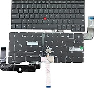 BestParts Backlit Keyboard Replacement for Lenovo Thinkpad T14s Gen3 T14s Gen4 E14 Gen5 US Layout La
