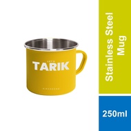 [Gift Redemption] Aik Cheong Stainless Steel Cup -Let's Tarik Cup 250ml (Yellow)