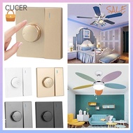 【COD&amp;Ready Stock】220V 8686mm Universal Adjustment Ceiling Fan Speed Control Switch Wall Button Dimmer Switch Stepless Gears Fan Speed Adjuster