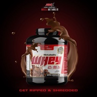 MMX Metabolix Whey Protein 6 lbs/2.7KG 27G Protein Supplement Cutting Lean Gain Muscle Susu Gym  Mad