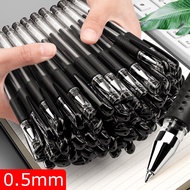 0.5mm Precision Nib Gel Pen / Durable Smoothly Black Blue Red Replaceable Refill / School & Office S
