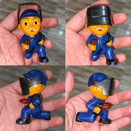 ACTION FIGURE UPIN IPIN FIGURE CHARACTER MOTIF BLUE CARTOON CHARACTER POLICE RARE RARE RARE RARE RAR