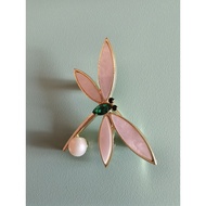 Dragon fly Pearl Brooch