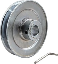 Saelno AB500-7/8 Single Groove Web Sheaves,v Belt Pulley 7/8 inch bore 5" OD,Motor Pulley Carbon Ste