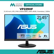 ASUS 21.45 Inch VP229HF 100Hz FHD 1920x1080 1ms MPRT Eye Care Gaming Monitor IPS Panel 99% sRGB Wall