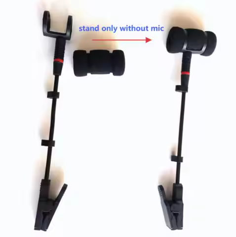 Popular Saxophone Microphone Stand Holders and Foam Without Microphone Inside for SAX Instrument Lav