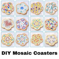 [SG] DIY Mosaic Art Wooden Coaster | DIY Coaster | Mosaic Coaster | Handmade Craft Kit