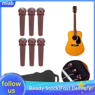 Maib Cocobolo Acoustic Guitar Bridge Pins with Puller MX0230D Pegs for Stringed Instruments Performa