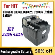 High-Quality 10S2P 36V 3.0Ah 4.0Ah Batteries for HIT DH36DAL DH36DL BSL3626 328036 Lithium Battery P