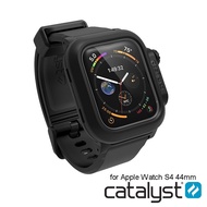 catalyst Apple Watch 44mm S6 / S5 / S4 / SE 專用-黑色 IP68防水軍規防震超輕量保護殼 (內附矽膠錶帶)