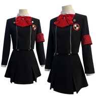 YHoloun P3 Game Aegis Wig Cosplay Women gekkoukan High School Uniform Suit Embroidery Shirt Skirt Da