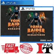 PS4/PS5 Tomb Raider IV-V-VI Remastered | Starring Lara Croft (English & Chinese) 盜墓者羅拉 VI-V-IV | 中英文