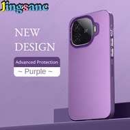 Jingsanc เคสเคสสำหรับ VIVO โทรศัพท์ IQOO Z9 5G/IQOO Z9 Turbo/ IQOO 12 5G Aurora Skin สุดหรูเคลือบป้อ