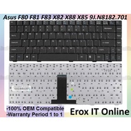 Asus F80 F80S F80CR F80Q F80L F81 F81S F83 X82 X88 X88S X85 Laptop Keyboard