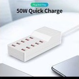 USB charger 10 port 20A 50 watt USB travel charging adapter 10ports 50W