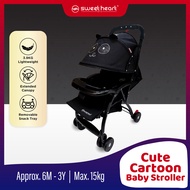 Sweet Heart Paris ST106 Cartoon Design 3.9KG Lightweight Travel Baby Stroller - 6 Months To 15 KG