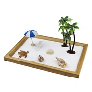 Ocean New Beach Micro Landscape Fake Leisure Decoration Sand Table Home Office Miniature Landscape S