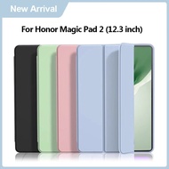 Silicone PU Leather Flip Stand Case for Honor Magicpad 2 12.3 Inch