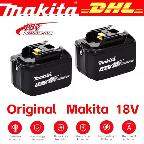 Original Makita 18V battery 9.0AH rechargeable battery, Makita 18V charger BL1840 BL1830B BL1830B Ma