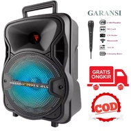 CODan TERMURAH SPEAKER BLOUTOOTH KARAOKE JUMBO MP3/MP4 MEGA BASS /SPEAKER AKTIF BESAR PORTABLE QUALI