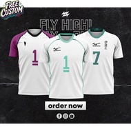 Haikyuu (Shiratorizawa, Aoba Johsai, Date Tech) Customizable Full Sublimation Jersey
