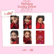 KPOP GIDLE Idol Photocard NARA Christmas Lucky Card